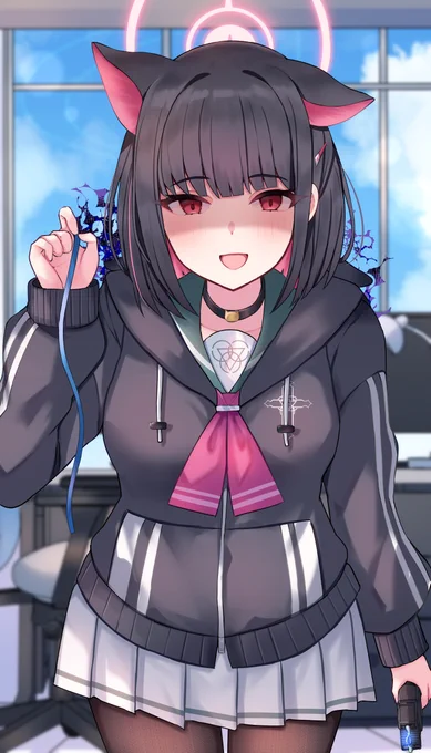 どこの猫と会ってたの? #ブルアカ