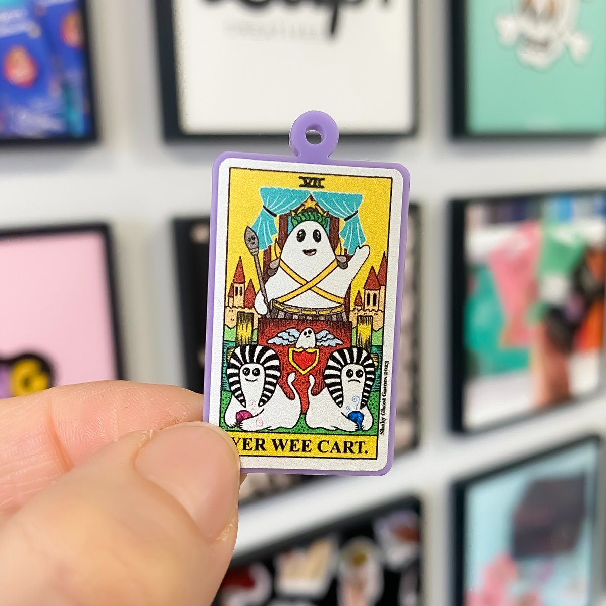 ZapCreatives's tweet photo. Add a spooky touch to your style with lilac acrylic ghostly charms by @ShakyGhost 👻💜

#charms #acrylic #lilac #merch #custom #ghosts #artist #smallbusiness #printing #feature #illustration #merchandise #fyp #print #charm #madeintheuk https://t.co/GEgSHtZGZT