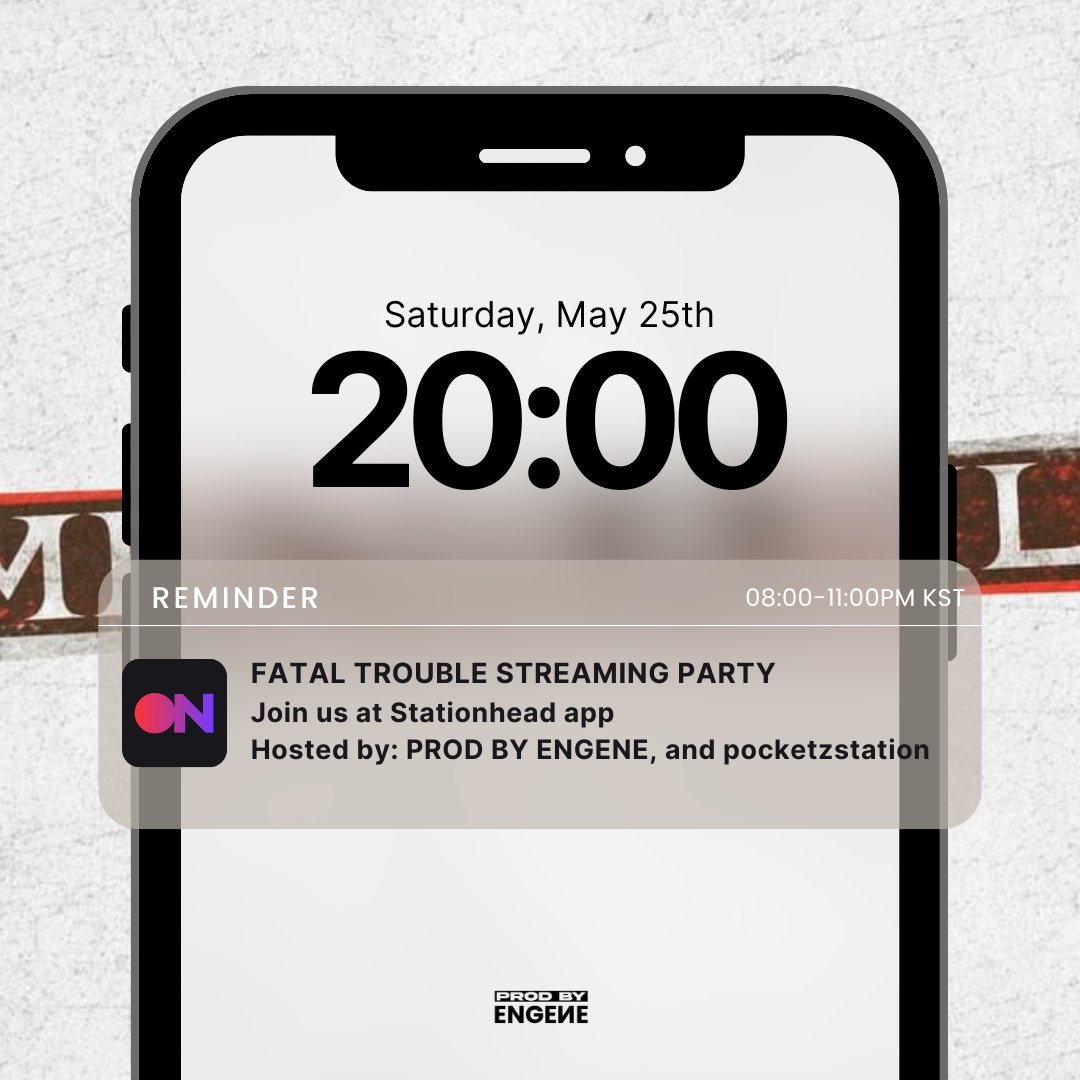 ENGENES, our station is live now for a 3-hour streaming party on STATIONHEAD right now, focusing 'Fatal Trouble'! 🔗: stationhead.com/prodbyengene #ENHYPEN #엔하이픈 @ENHYPEN_members @ENHYPEN