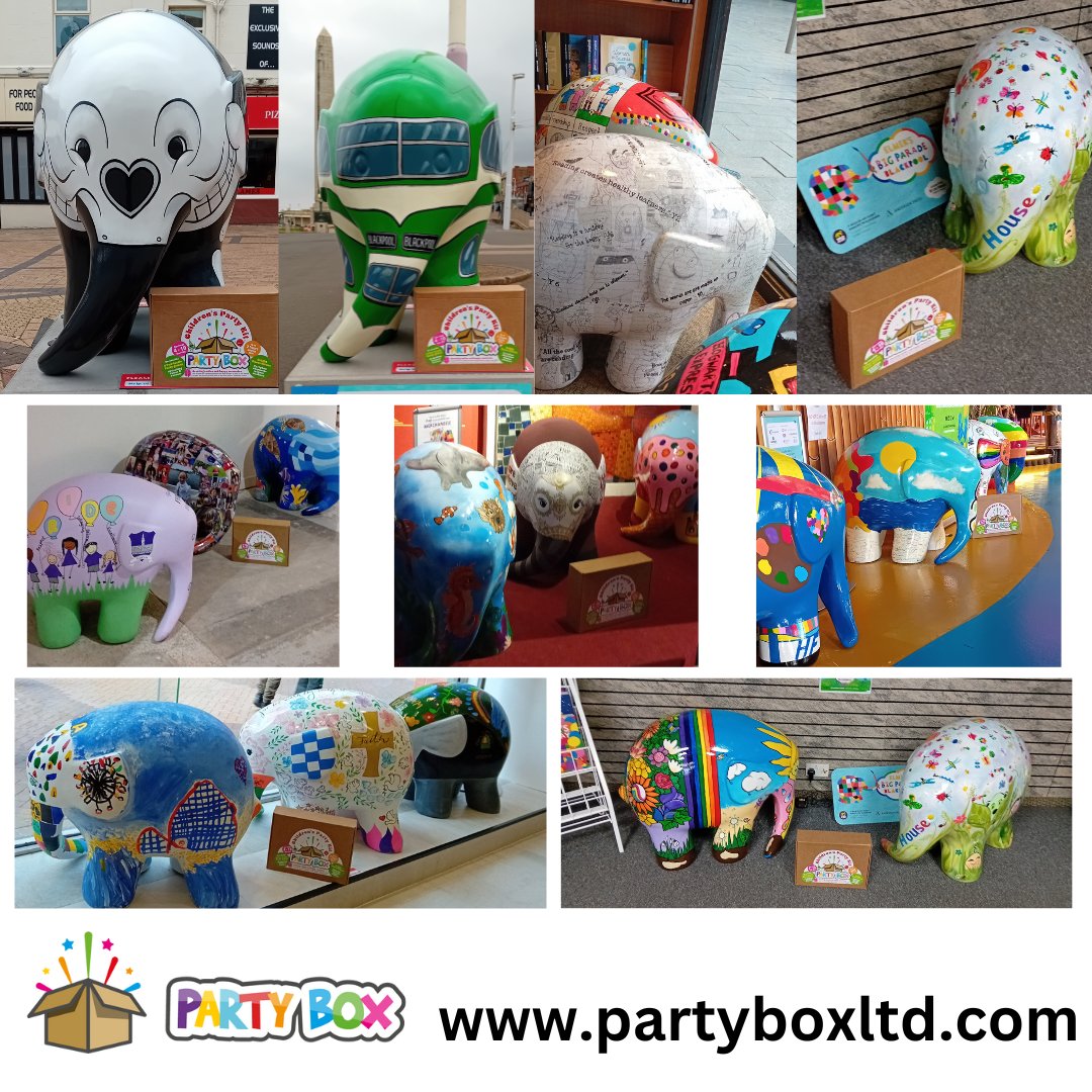 LtdPartybox's tweet photo. Happy Elmer Day! The Partybox Ltd family went to Blackpool to follow the Elmer trail. It was fantastic! Take a look at our photos. https://t.co/8vluCUeB7q #elmer  @ElmerBlackpool https://t.co/6WhzGwQnIk