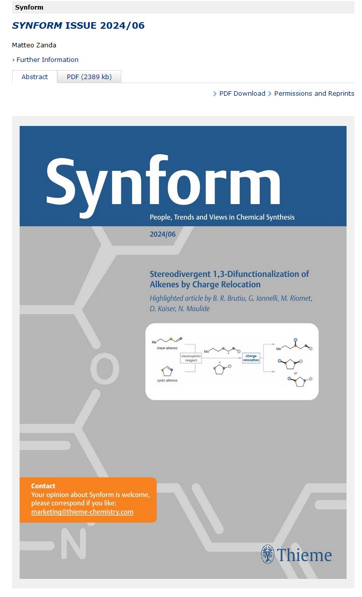 Our recent @Nature paper is highlighted at #Synform! Have a read for more insights thieme-connect.de/products/ejour… @stem_univie @CeMM_News @oeaw