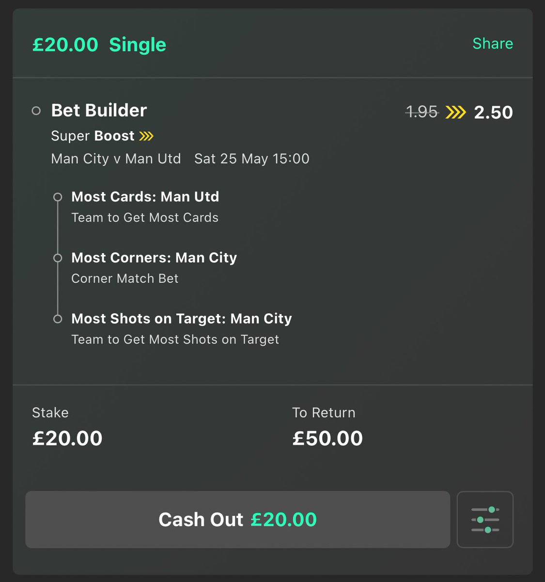 Lord’s Football Tips (@lordfootytips) on Twitter photo 😍 £50 FREE CASH GIVEAWAY!!!
If this Man City v Man Utd FA Cup Final bet builder wins… We’ll giveaway £50 cash!! 💰
❤️ £25 to someone who LIKES this!
🔁 £25 to someone who RTs this!
✅ Must FOLLOW <a href="/LordFootyTips/">Lord’s Football Tips</a> 😍 £50 FREE CASH GIVEAWAY!!!
If this Man City v Man Utd FA Cup Final bet builder wins… We’ll giveaway £50 cash!! 💰
❤️ £25 to someone who LIKES this!
🔁 £25 to someone who RTs this!
✅ Must FOLLOW <a href="/LordFootyTips/">Lord’s Football Tips</a>