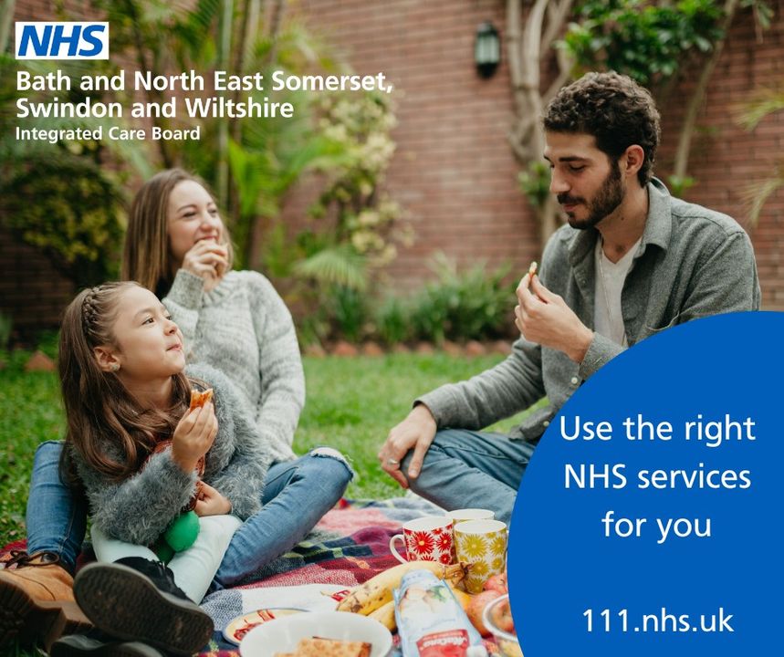 We hope you have a happy and healthy bank holiday weekend. For all the latest information about NHS services in Bath and North East Somerset, Swindon and Wiltshire, please visit our website: bswtogether.org.uk/yourhealth/