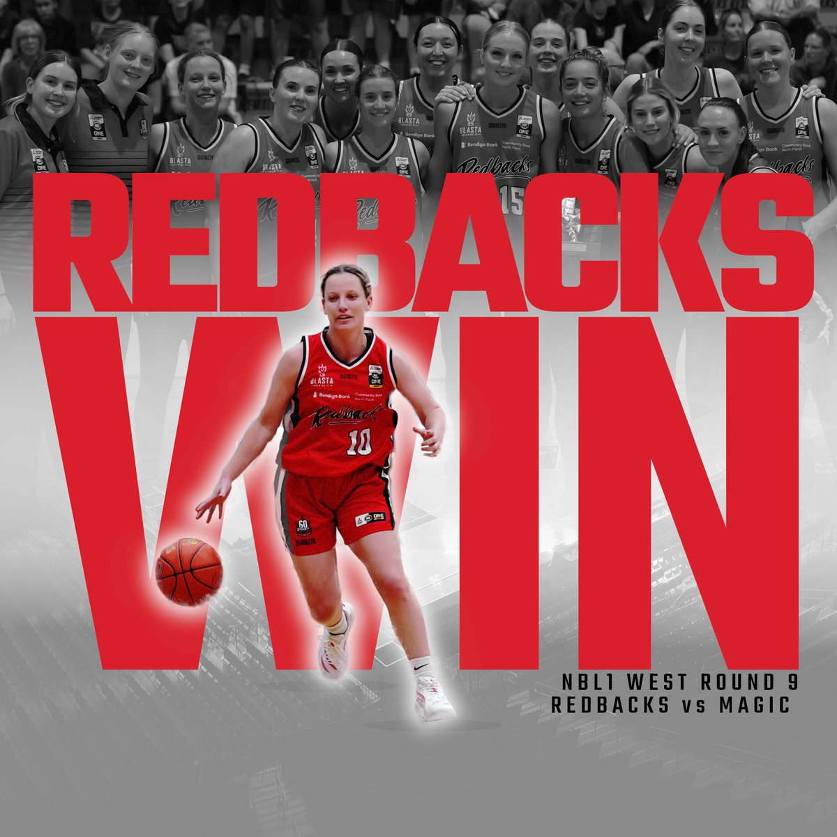 Congratulations Perth Redbacks Women on your 90 to 72 point win over the Mandurah Magic.

#nbl1 @NBL1_West #womensbasketball