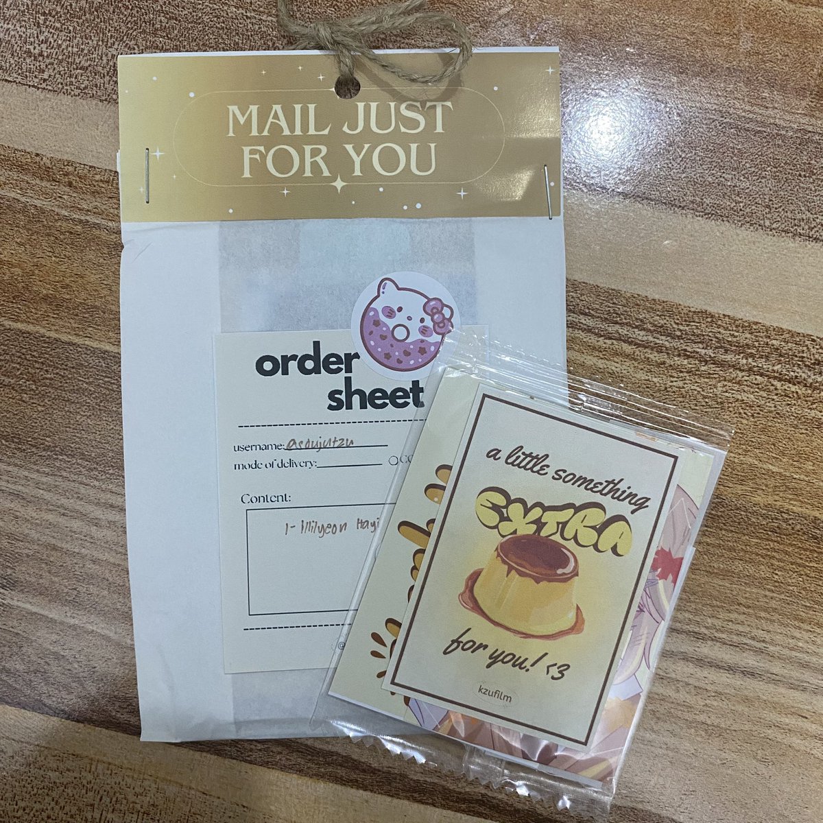qreenyuri's tweet photo. ͏͏͏͏͏͏͏͏͏͏͏
✶ ﹒﹒ #chosomail 🛒
alhaitham arrived safely po !
thank you so much for packing
him safely, ganda so much !!
thank you po also for the free
claim kuya vishen 🥹 @bastardvishen
@kzufilm #FilmFromKazu .ᐟ
͏͏͏͏͏͏͏͏͏͏͏ https://t.co/eTgNzg9q2j