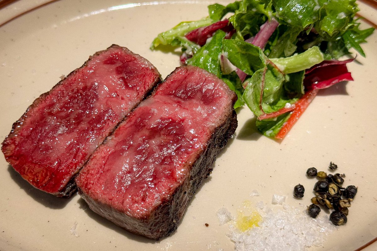 roger_sieber's tweet photo. Dinner in #Niigata
The #meat was a dream!
Eaten at the #TheFirepit
#ShotOnIPhone https://t.co/DhlPeSsc7B