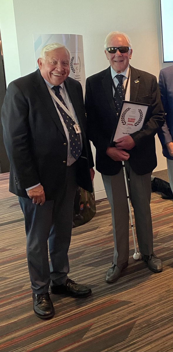 Mort at the Honda Volunteer lunch with RFU President Rob Briers. ⁦<a href="/crufc/">Carlisle Rugby</a>⁩ ⁦<a href="/CumbriaRU/">Cumbria Rugby Union Official</a>⁩