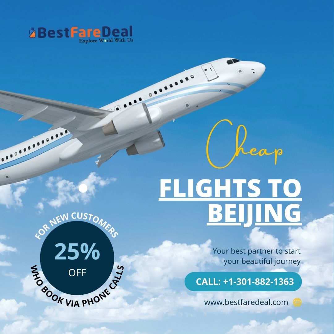bestfaredeal's tweet photo. Just found amazing cheap flight deals to Beijing! Can't wait to discover the rich history and vibrant culture of China. 🇨🇳✈️ #BeijingBound #CheapFlights #TravelDeals #ExploreBeijing #AdventureAwaits
Book now: https://t.co/rKQZTbMmXt
Or Call Now: +1-301-882-1363 https://t.co/WxMwykIb0D
