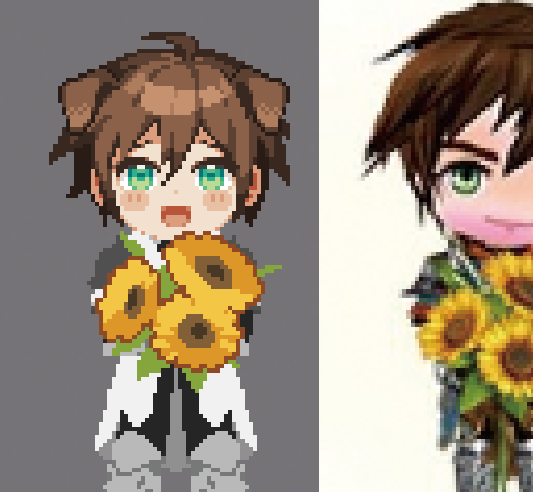 「short hair sunflower」 illustration images(Latest)