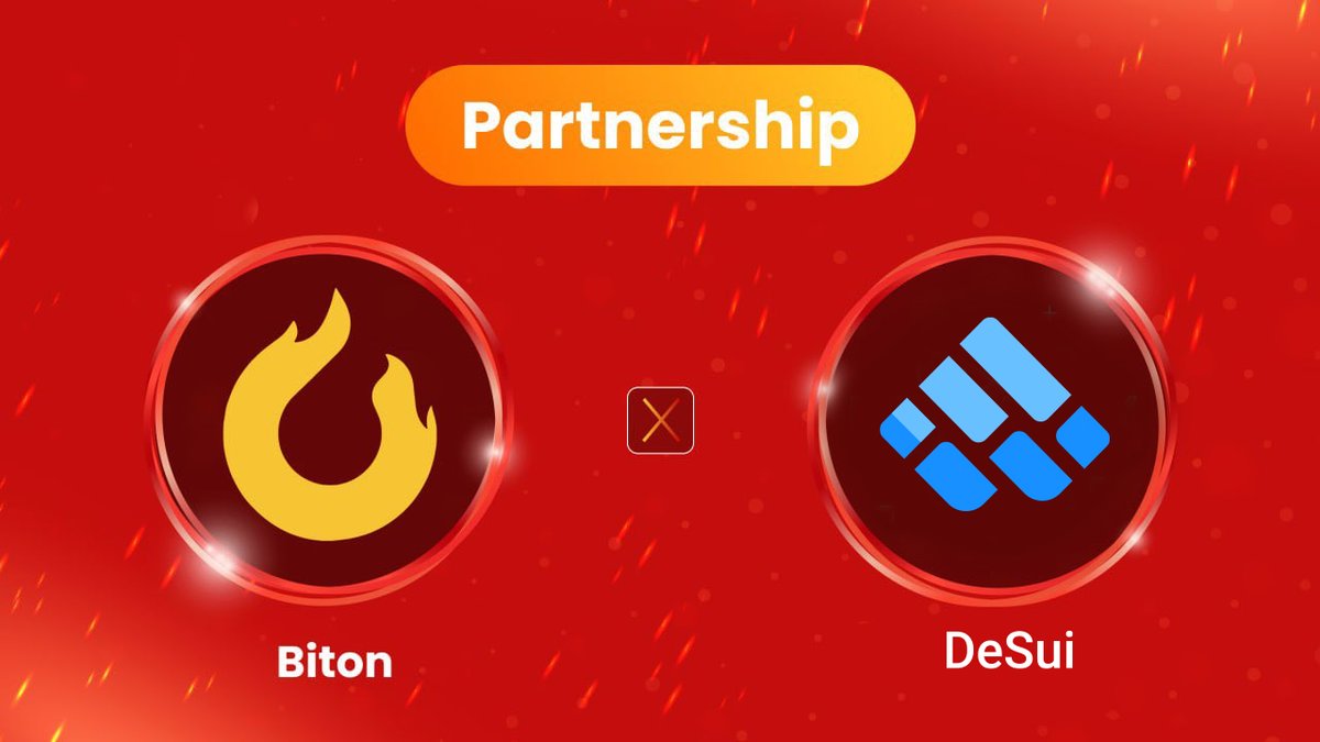 🎉 Strategic Synergy Alert! 

🤝 @Biton_ex is proud to partner with @DeSui_io – Pioneering the Future of SocialFi!

🌟 #Desui isn't just a SocialFi project; it's a game-changer, seamlessly blending social networking with DeFi to supercharge content creators.

👐 Its user-centric
