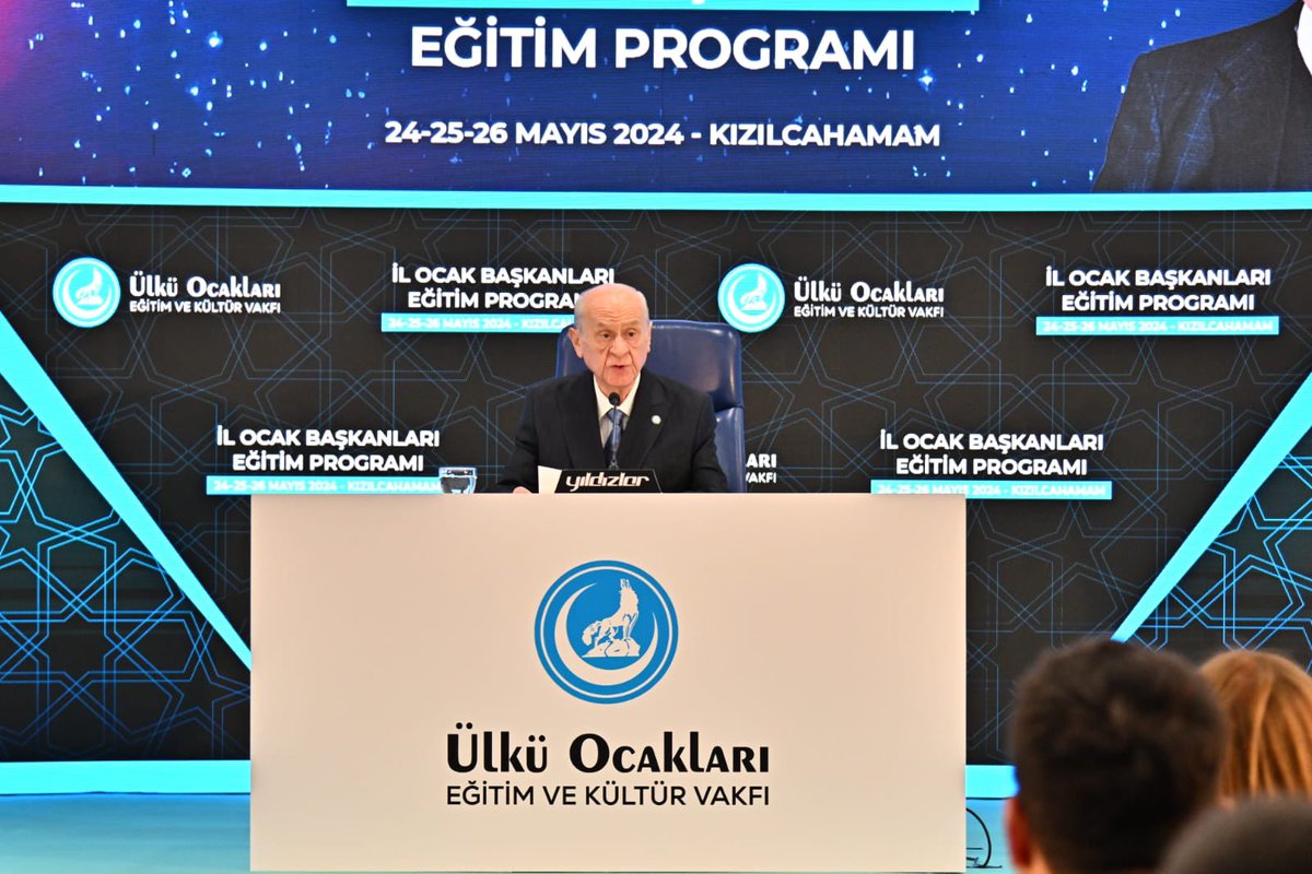 Liderimiz Sayın Devlet BAHÇELİ, “Ülkü Ocakları İl Başkanlarına Yönelik Eğitim Programı” açılışı öncesinde basın toplantısı düzenledi.