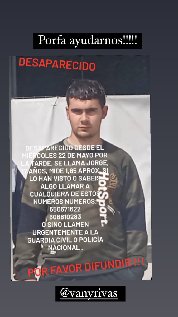 Porfi ayuda!!’ Compartir!! Subio una foto desde el bus al colegio y desaparecio. @policia