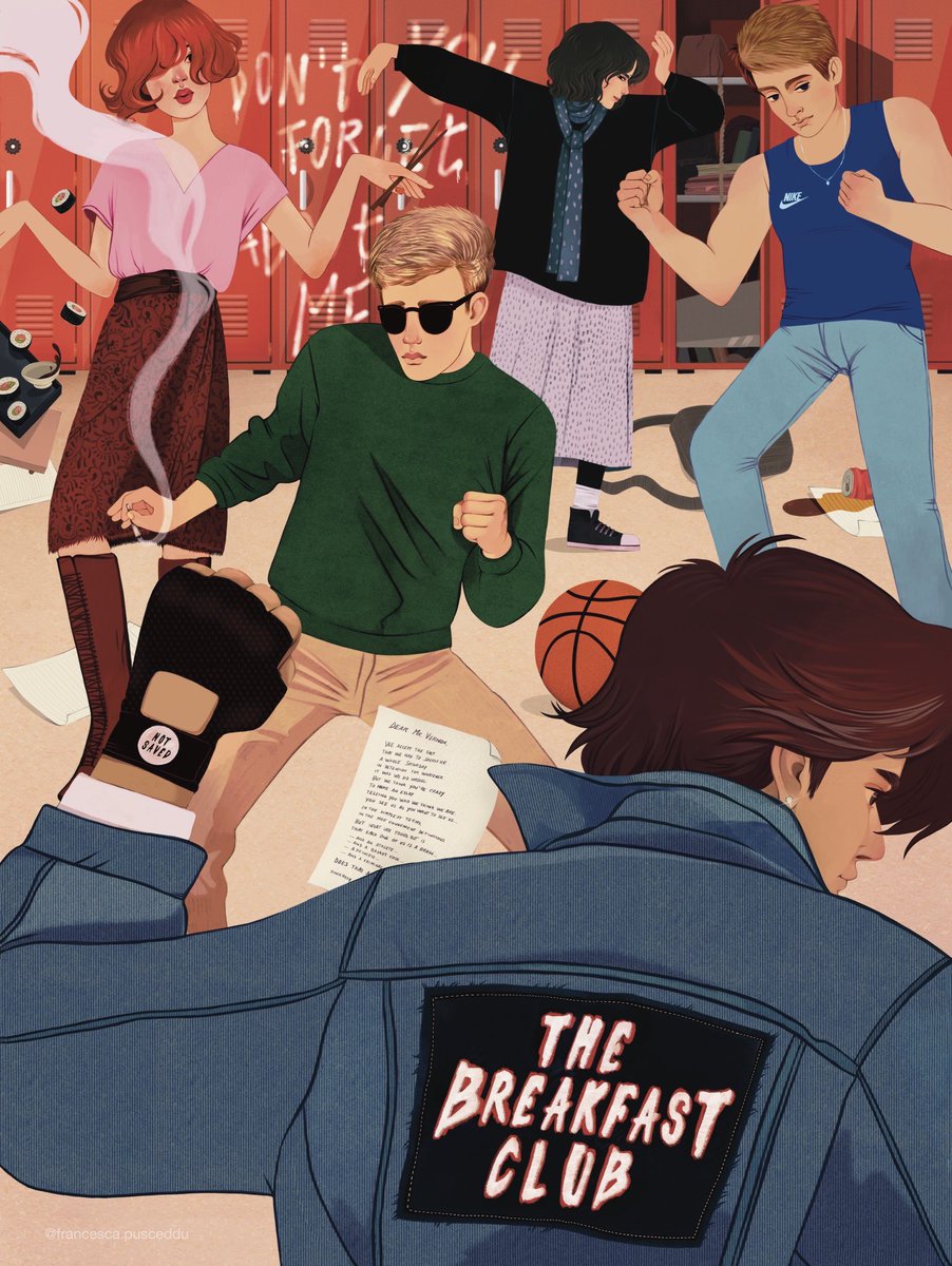 Fantastic poster for The Breakfast Club by @cianytell_ 

#TheBreakfastClub