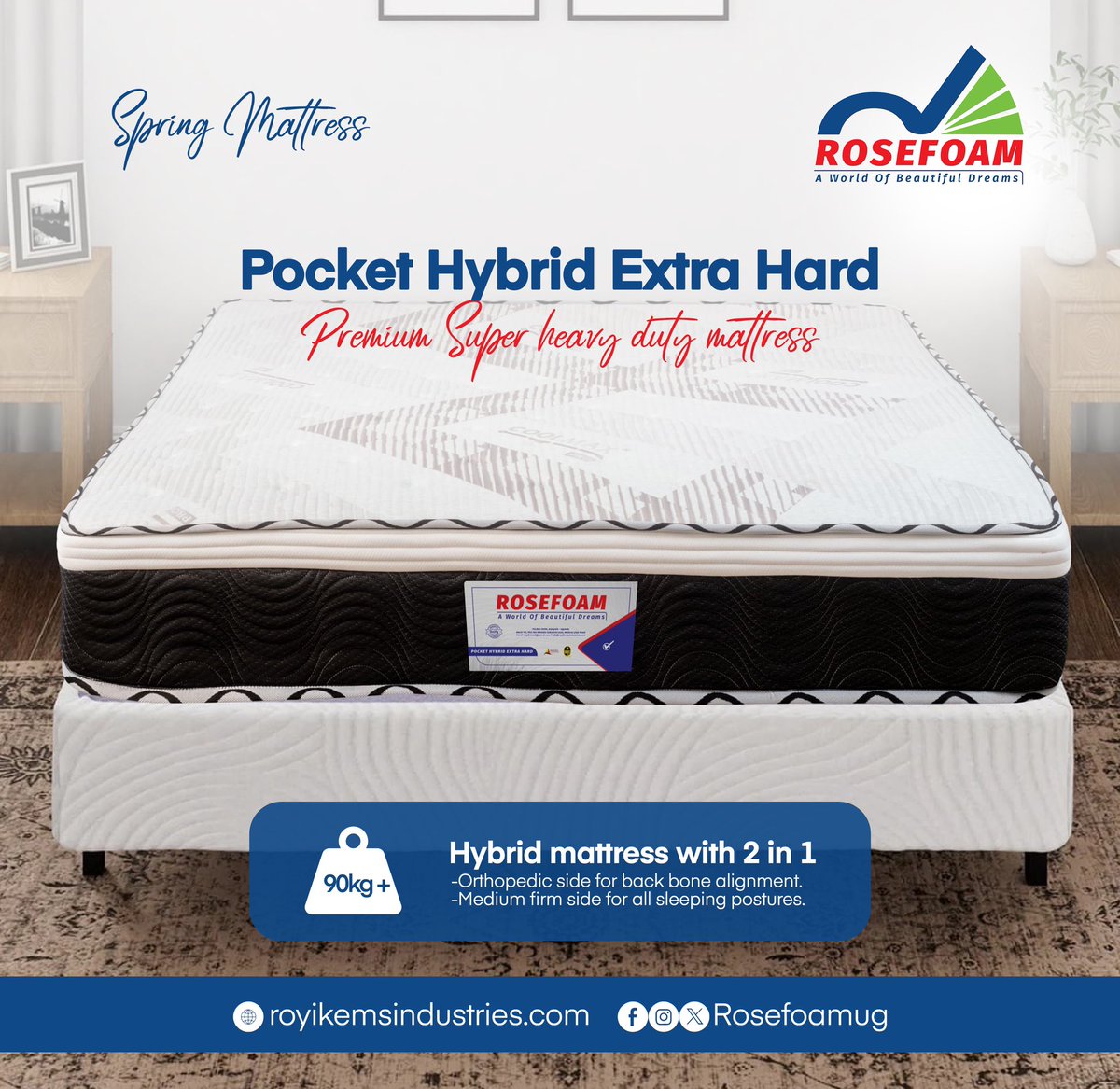 Have you heard about the orthopedic spring mattress? 😅😁😁😁

#rosefoampremiummattresses