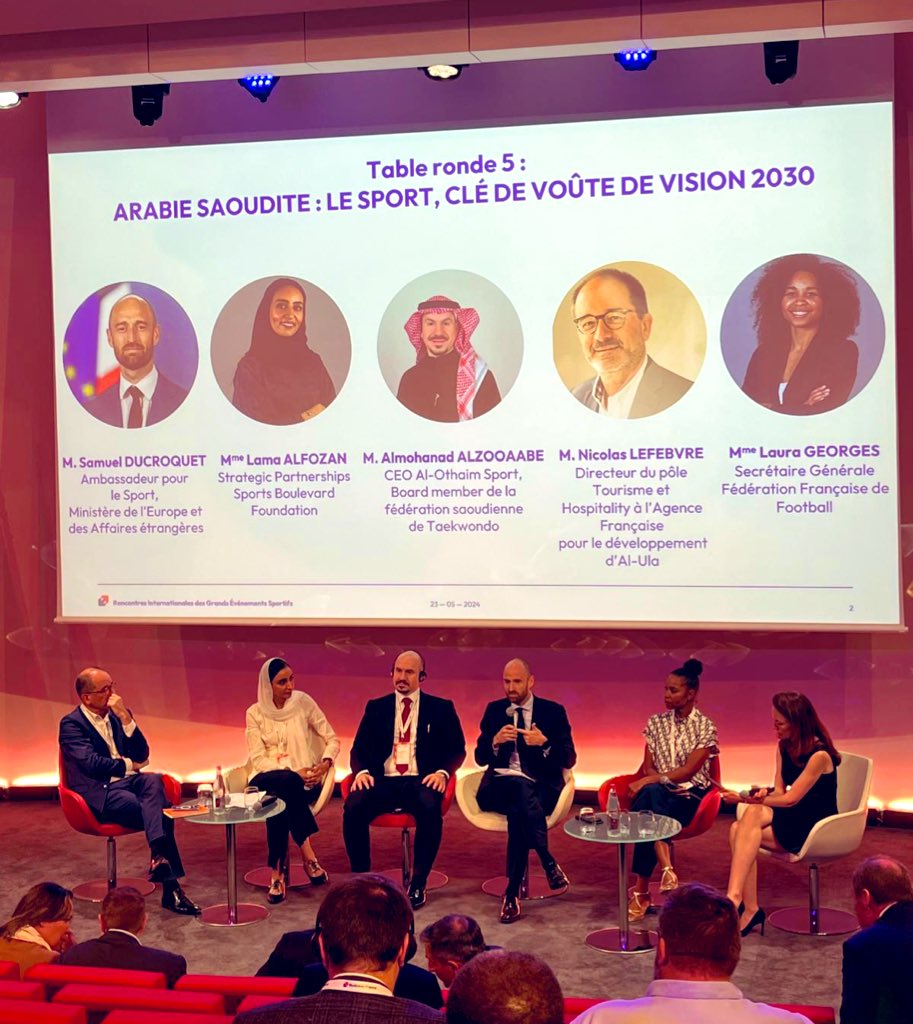 DucroquetSamuel's tweet photo. Retour sur les #RIGES de  @businessfrance, événement incontournable de la filière sport ! 

Une édition 2024 particulièrement riche avec plus de 200 participants et un focus sur les opportunités de marché en Afrique, Amérique du nord, Arabie Saoudite et Inde 

Ravi d’avoir pu mettre en exergue : 

1/ les perspectives de coopération entre la France et l’Arabie Saoudite dans le domaine du sport 

2/ la mobilisation du réseau diplomatique au profit d’une offre française intégrée 

3/ l’accompagnement en matière de formation au management et de leadership féminin