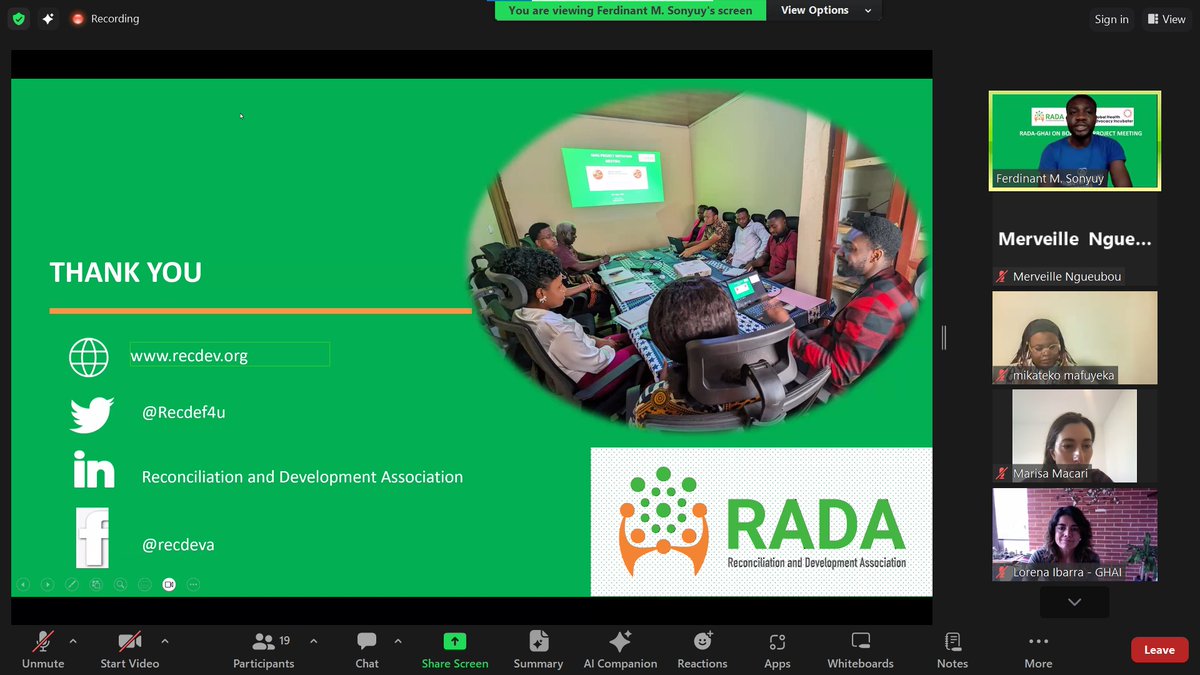 RADA had an onboarding meeting  with the team from @IncubatorGHAI, on the advocacy project on taxing SSBs and unhealthy foods.The aim of this meeting was to get acquainted with the project team, project start up activities and progress of the project
#ActOnNCDs
#TaxatingSSBs