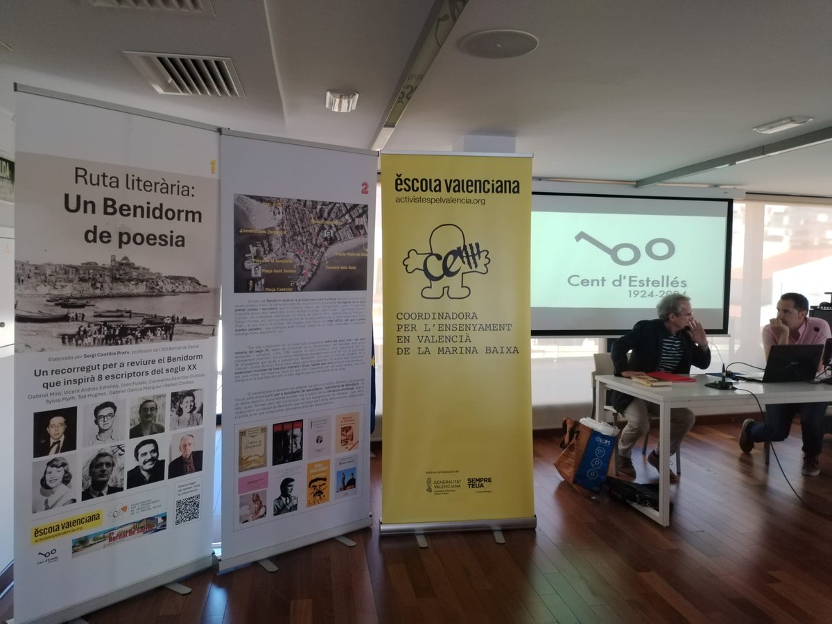 Estellés protagonitza el matí de #Trobades2024👧🏡 de Benidorm, la Marina Baixa. Les activitats hi continuen a partir de les 1⃣7⃣ hores. Us hi esperem! 

Consulteu la programació👇
escolavalenciana.org/web/trobades/t…