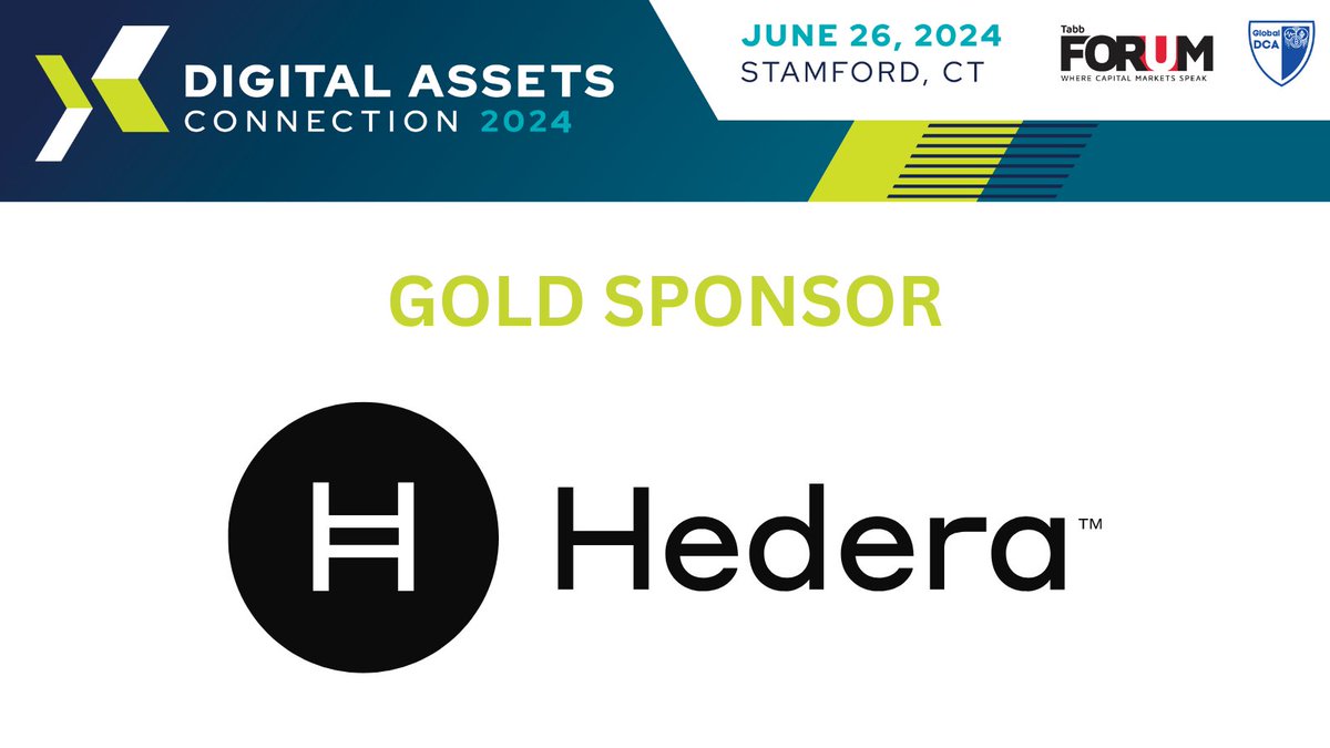 #Hedera is proud to be sponsoring this year's #DigitalAssets Connection Conference by @TabbFORUM next month - bringing together leading voices and projects in #web3 and beyond to further drive the global adoption of #DLT. 🎟️ eventbrite.com/e/digital-asse…