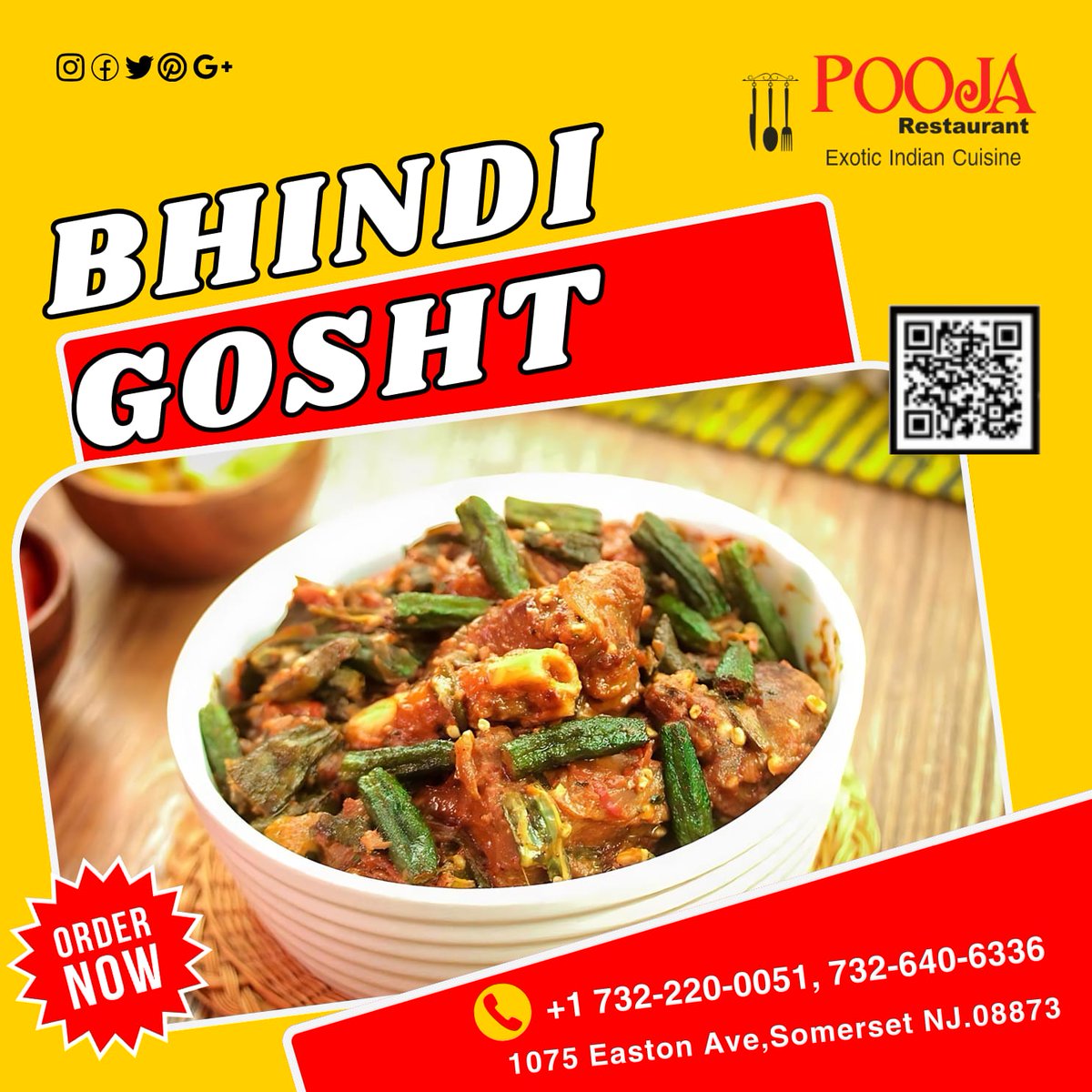 PoojaExoticnj's tweet photo. Indulge in the rich flavors of Pooja Exotic Indian Cuisine's Bhindi Gosht! It's a mouthwatering blend of okra and tender meat. Simply delicious!
.
https://t.co/8VxduBiaSr
.
.
Tags
#BhindiGosht #PoojaCuisineNJ #AuthenticIndianFood #NewJersey #US #punjabirestaurantinnj #fooda https://t.co/UTjH8P1rw4