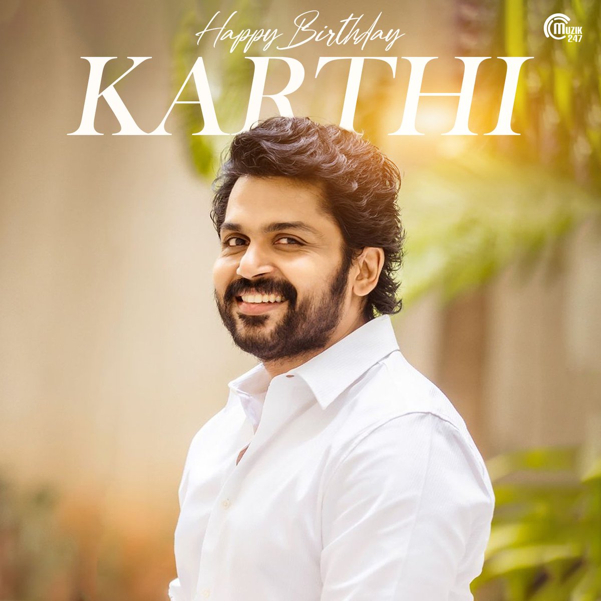 Wishing the super-talented @Karthi_Offl a very happy birthday! #hbdkarthi