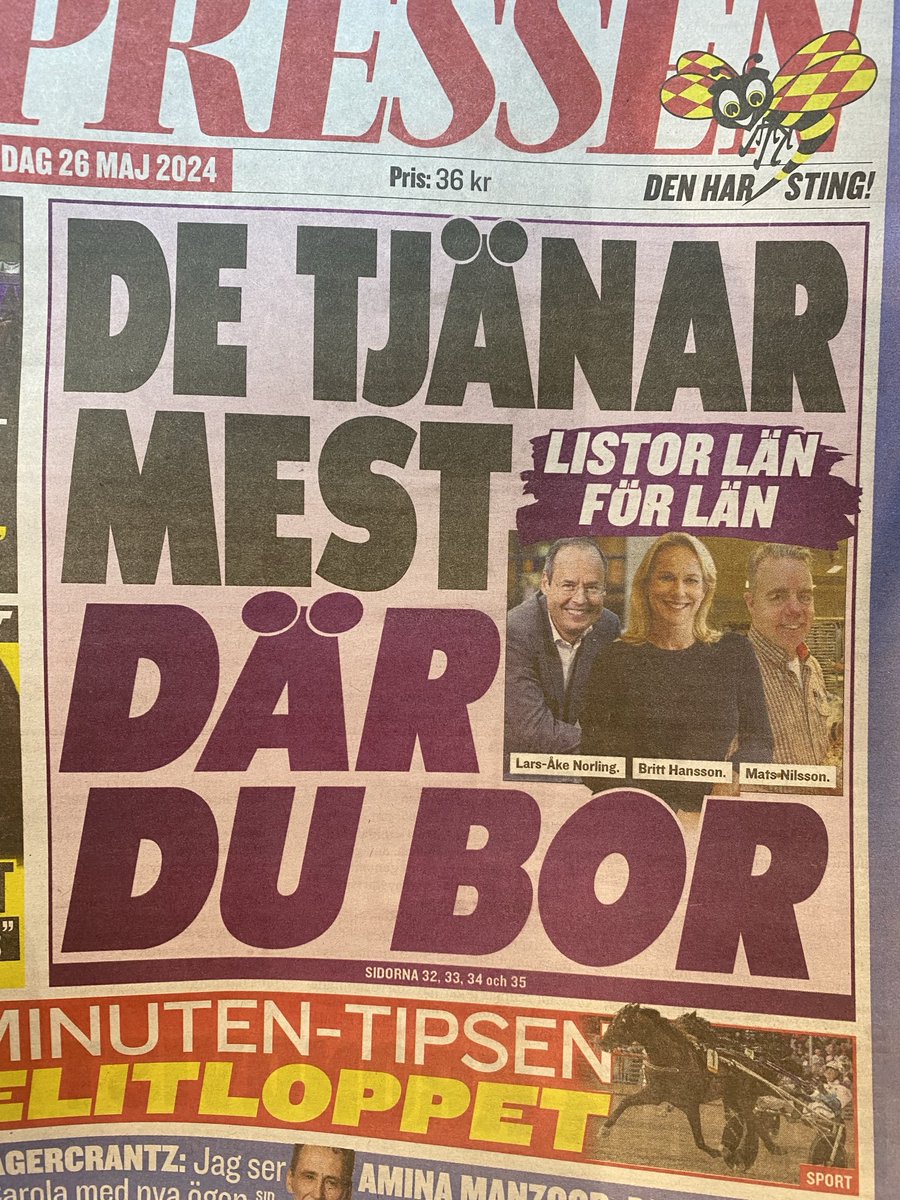 ⁦@Expressen⁩ - VEM är intresserad av detta förutom kriminella gäng och avundsjuka socialister?

Varför samarbetar ni med såna?