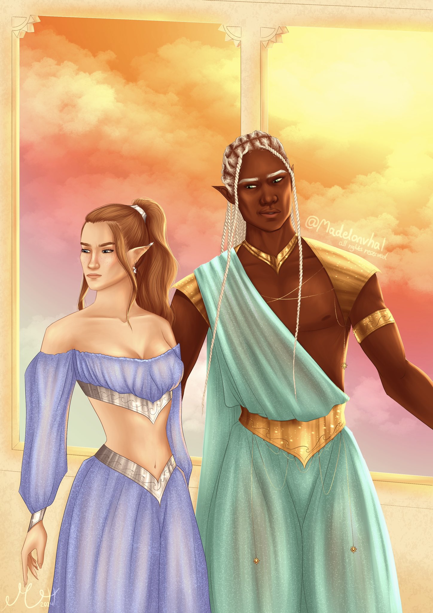 feyre summer court dress Archeron Spring My take on Feyres summer