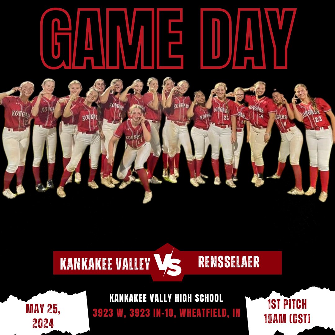 KV Softball (@kvsoftball) on Twitter photo Rise and shine Kougar fans! It's a beautiful day for a Sectional Championship! Come out and support #Team30 in their quest for the title! #battleofjaspercounty <a href="/KVHSAthletics/">KVHS Athletics</a> Rise and shine Kougar fans! It's a beautiful day for a Sectional Championship! Come out and support #Team30 in their quest for the title! #battleofjaspercounty <a href="/KVHSAthletics/">KVHS Athletics</a>