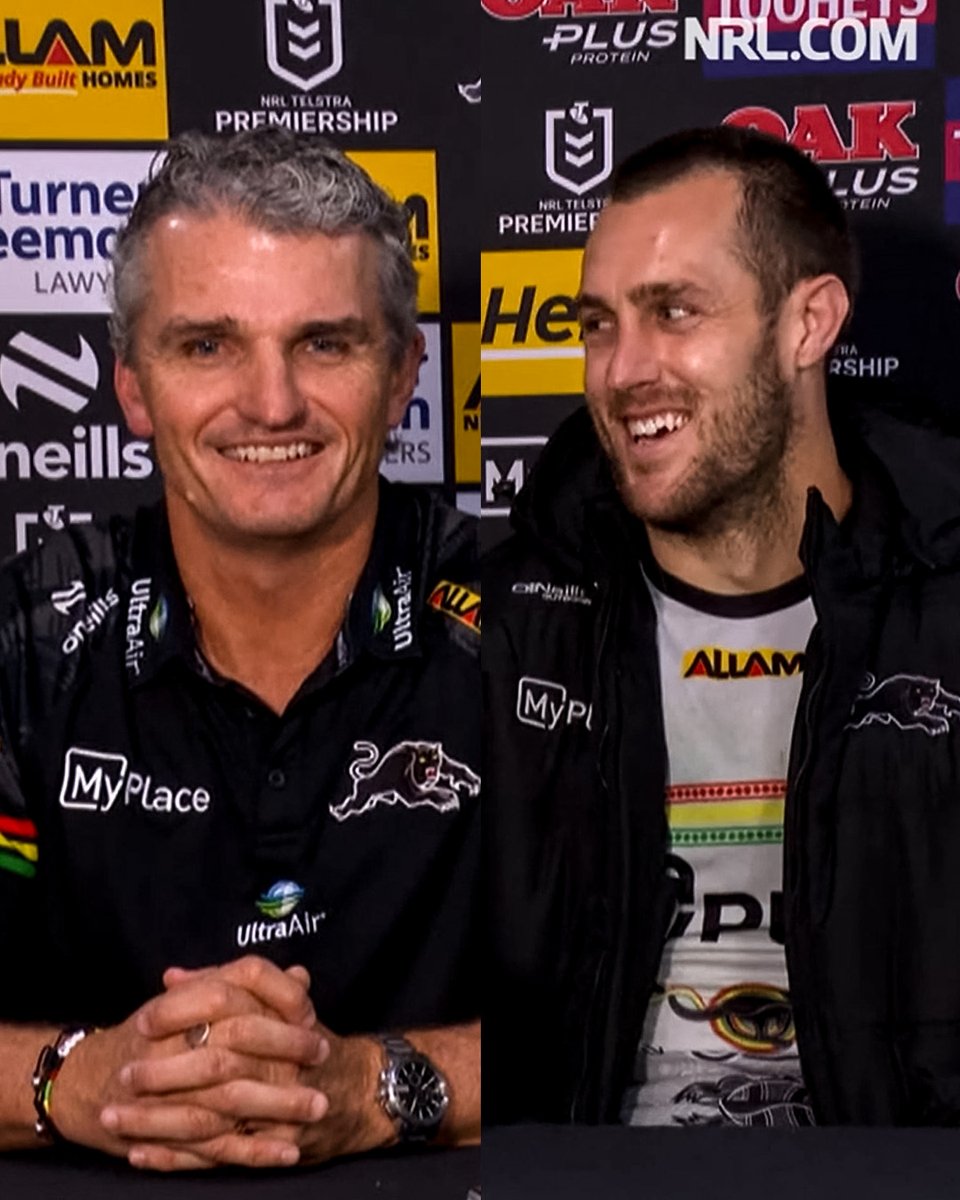 PRESS CONFERENCE 🎙️Ivan Cleary and Isaah Yeo discuss the team’s preparation and Jarome Luai’s Origin potential. 🎥 bit.ly/Rd12PressConf #pantherpride 🐾