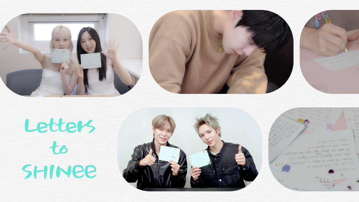 Letters to SHINee  | ✉️ from. DOYOUNG, RIIZE, LUCAS, SUHO, SUPER JUNIOR, aespa, WayV, TAEYEON

youtu.be/HO7NMchNQoQ

#SHINee #샤이니 #SHINee_16th_525🩵
#샤이니는이제시작입니다_0525
