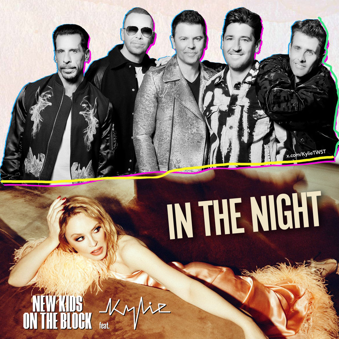 Donnie Wahlberg confirms the duet NKOTB feat. @kylieminogue 'In the Night'. — 'We were thinking of releasing it later as a surprise, but now somebody's leaked it. We wrote it, and sent her the song. She had it for one day, and sent it back with her vocals. She's fantastic.'