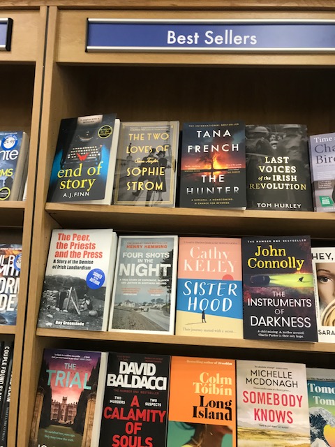 GreensladeR's tweet photo. My history of Irish landlordism's decline, The Peer, the Priests and the Press, makes the best-selling shelves at Donegal Town's @FourMastersBook People keep asking for it, said the manager. Signed eight copies on the spot yesterday https://t.co/aNnOI1gkup