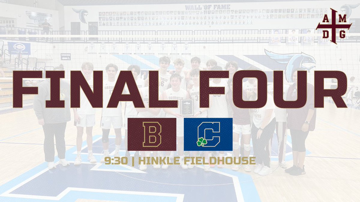 State semifinals today for <a href="/PREPBoysVB/">BJPS Boys Volleyball</a> at Hinkle! Winner advances to the finals tonight. 

Good luck, Braves!!

Tickets: am.ticketmaster.com/butler/24IBVCA…