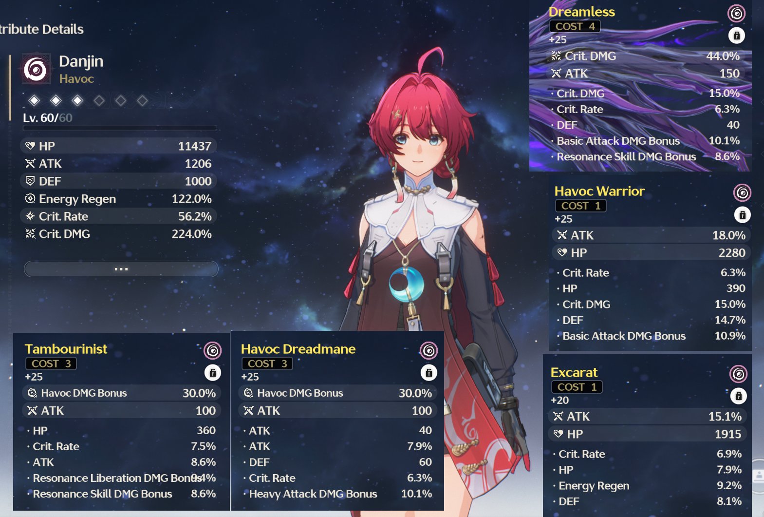 fobm4ster on X: “Day 3 Wuthering Waves Complete! Current Danjin 