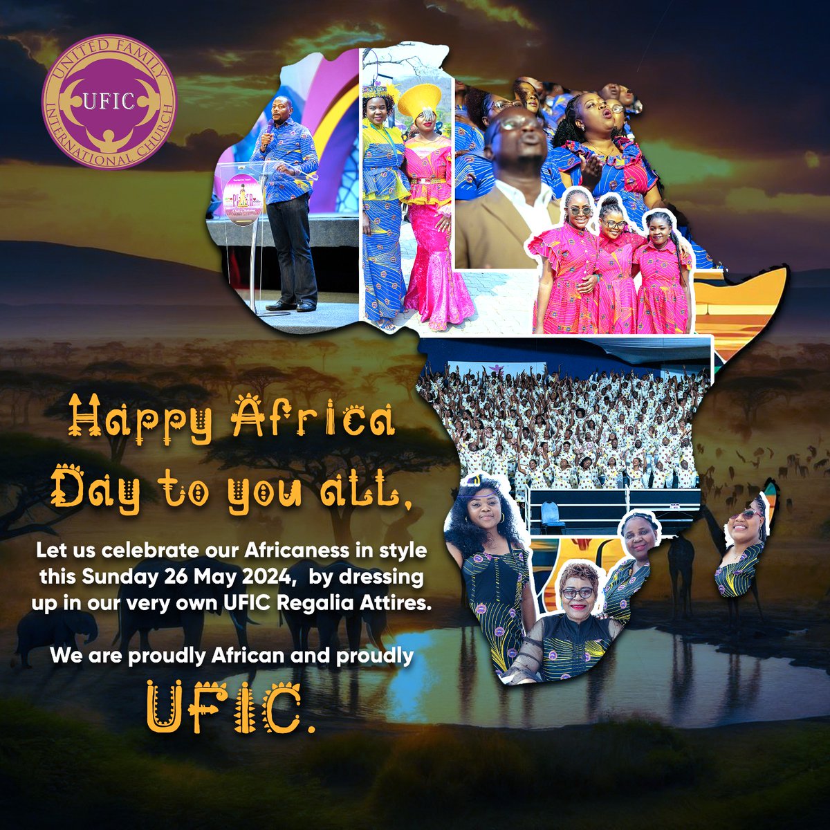 Let us celebrate our Africaness in style.
#proudlyafrican
#proudlyufic 
#unitedfamilyinternationalchurch 
#EmmanuelMakandiwa 
#RuthEmmanuelMakandiwa