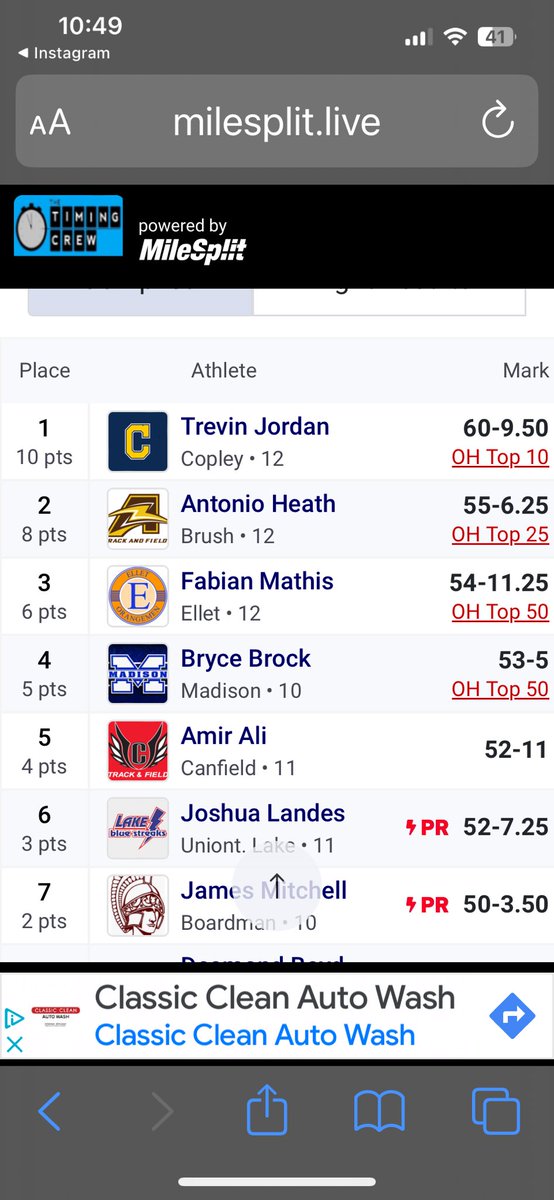 MadisonThrows's tweet image. Double Qualifier. So proud of Bryce. Let’s make some noise in Dayton!!! 

Good luck to Bryce and Sienna Sidoti who will represent Madison T&amp;amp;F at the Ohio State championships next weekend!