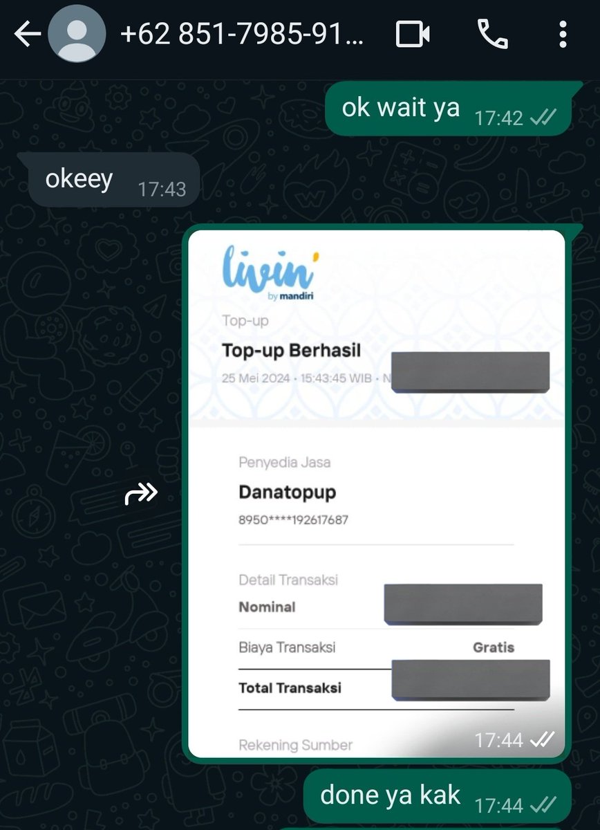 PENIPU DIAMOND DAN WDP ML
 +62 851‑7985‑9103 / 085179859103 
082192617687 no spay, gopay dan dana. habis tf langsung di blok. buktinya dia lgsng dia deactive akunnya. @.pumkisn akunnya. hati hati gaes #zonauang 
tergiur dgn hrga murah 😞