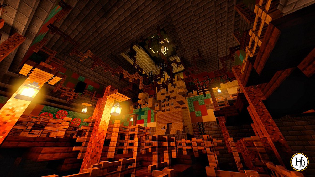 HD__server's tweet photo. ディズニーシーのインディ・ジョーンズを再現📸
#Minecraft #マイクラ #ディズニー #マイクラ統合版 #ハピドリ https://t.co/08rSo7cex6