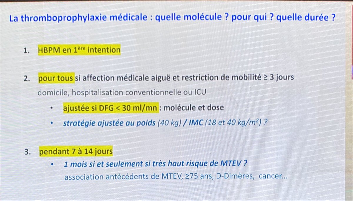 Echoraljpangio's tweet photo. Prophylaxie en Médecine #SMMV important prévention reste classique HBPM merci Medenox @sebban88358694 @SilvyValeira @sfmv @LaurentBertole1 @isabellemahe1 @DavidMSmadja https://t.co/8iTtvx7YgJ