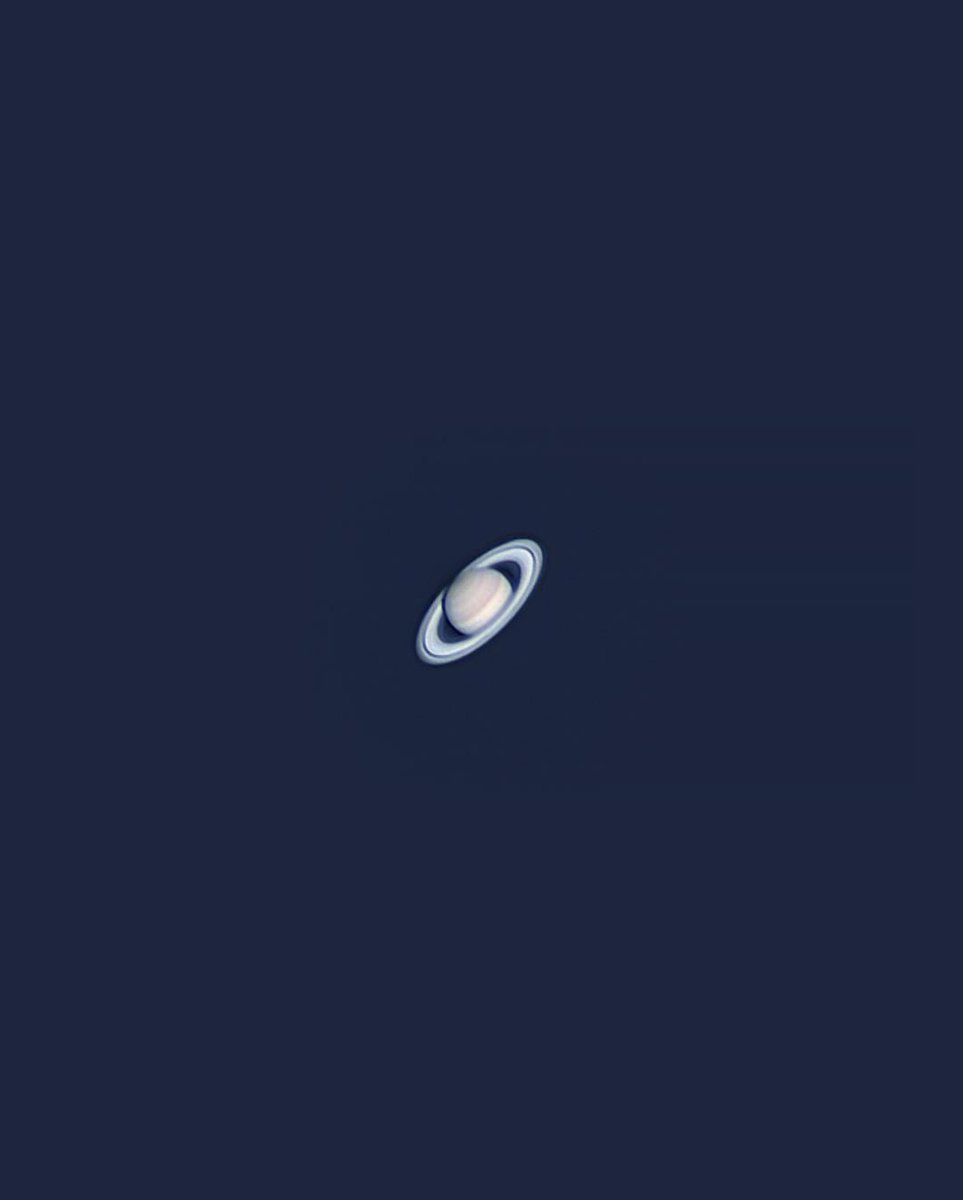 Saturn in broad daylight