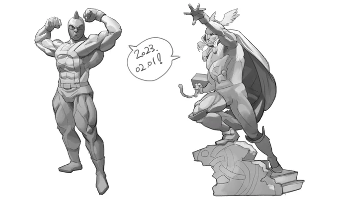 statue drawing  ! 