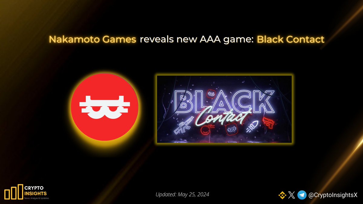 📢 @NakamotoGames reveals new AAA game: Black Contact Black Contact is the  Unreal Engine 5 #FPS game, A shooter that will impact the entire #P2E  scene. Stay tuned for more details coming