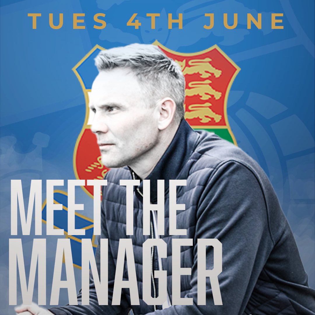 𝐌𝐄𝐄𝐓 𝐓𝐇𝐄 𝐌𝐀𝐍𝐀𝐆𝐄𝐑 👋 Join us in the main hall at The Vale on Tuesday 4th June, 7.30pm to meet and hear from our new management team, Matt Taylor and Paul Hughes.