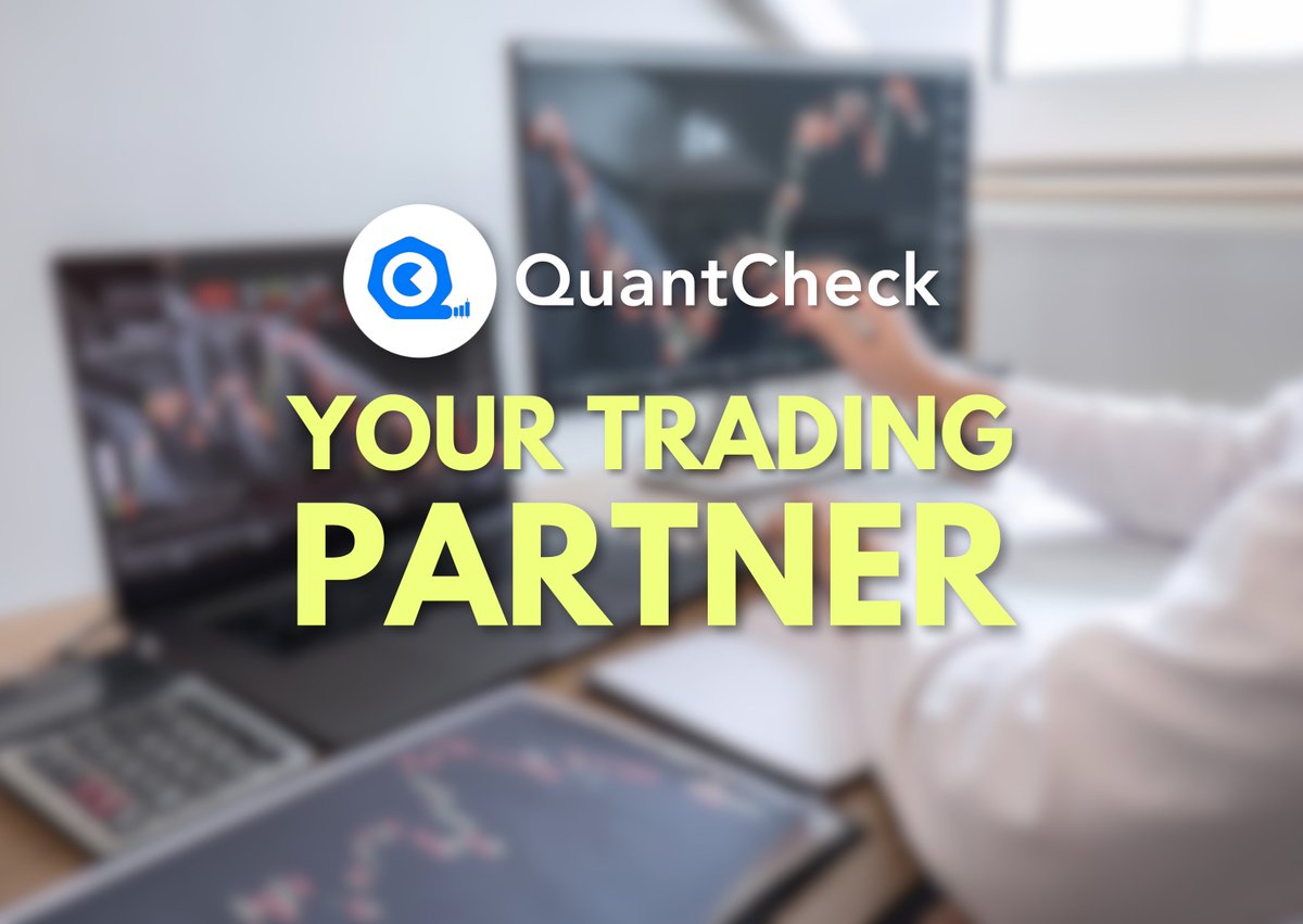 QuantCheck makes building trading strategies easy and smart. 📊

🤝 Test, refine, and optimize with AI-backed insights. It’s the trading partner you’ve been looking for. 

#TradingStrategies #QuantCheck #AITrading