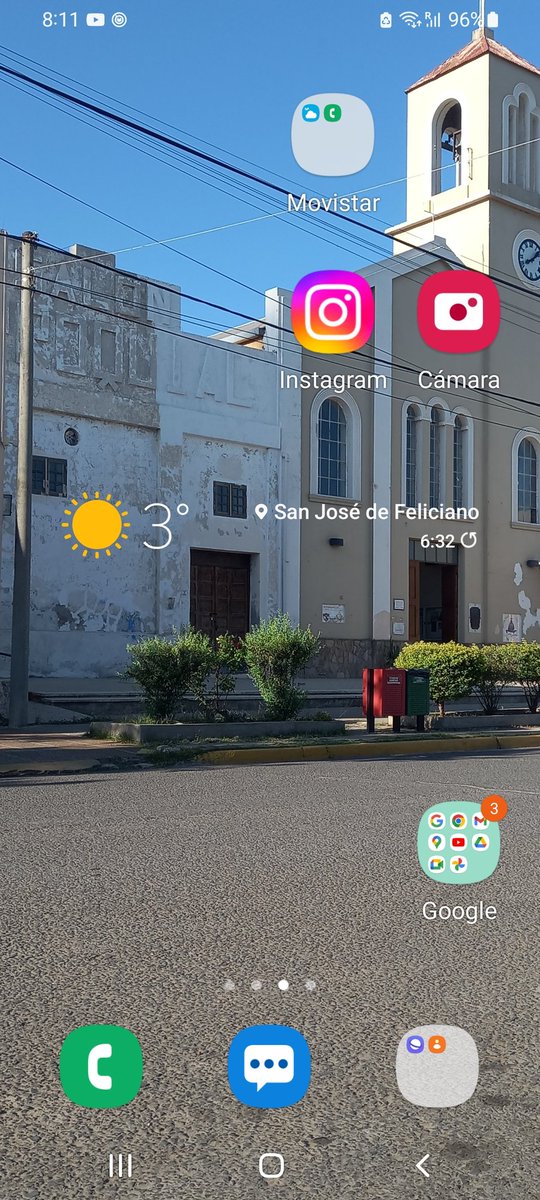 Así está em en Feli...Frió pero buen tiempo 3 grados y valla a saber la sensación térmica de cuanto