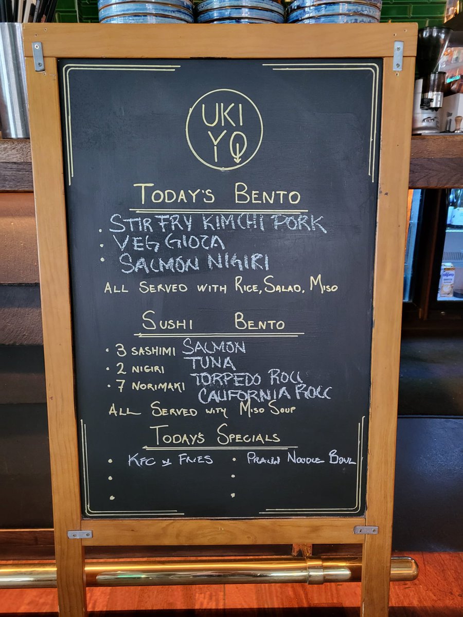 Join us for Saturday lunch! Walk ins welcome. Outdoor tables #lunch