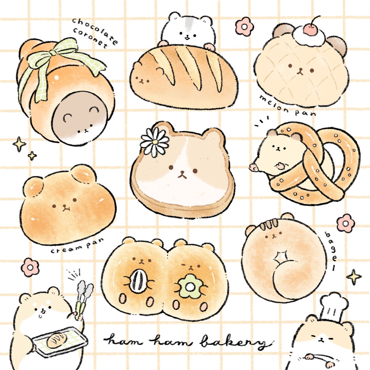 ハムスターのパン屋さん🐹🍞 