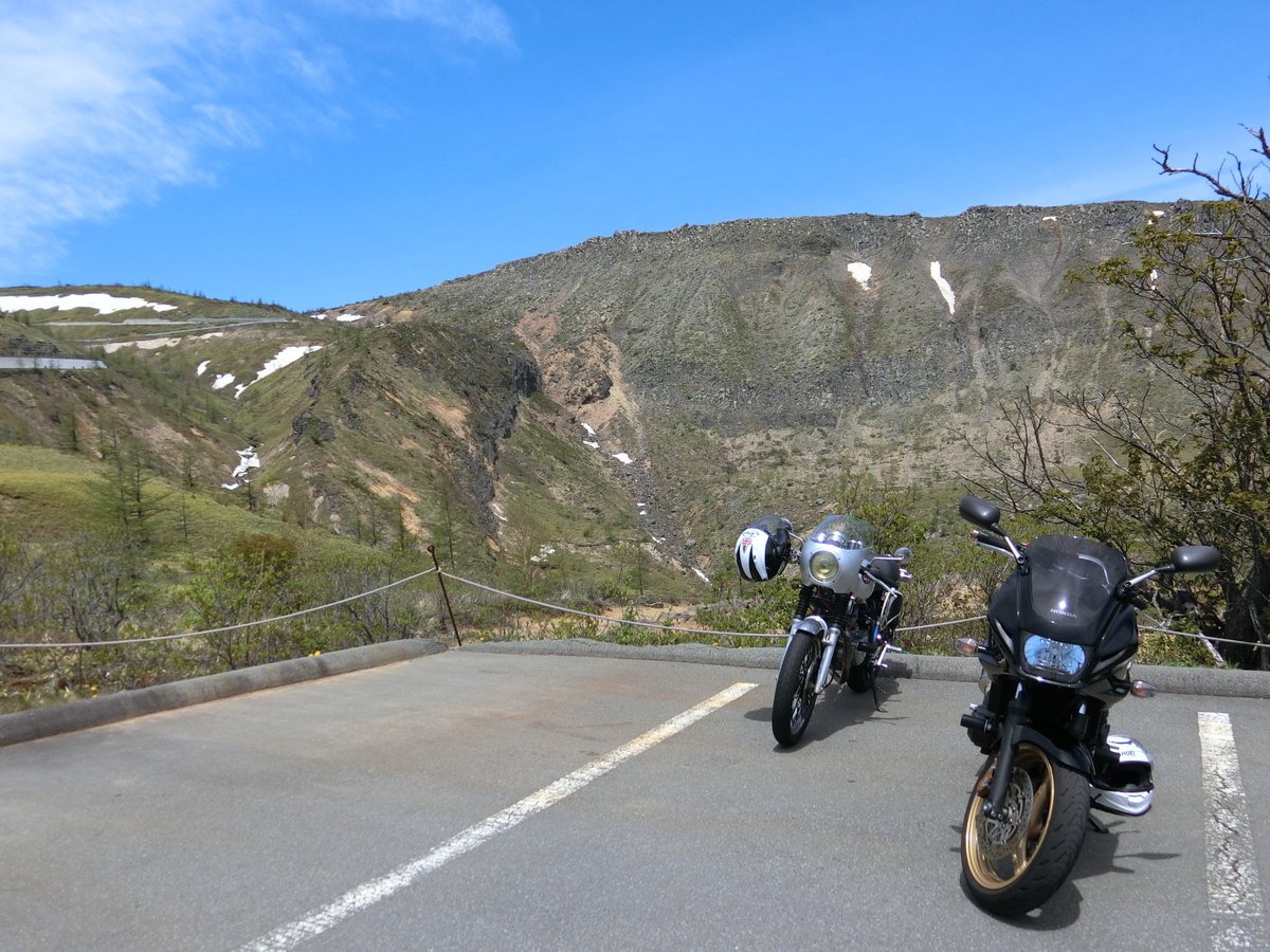 ST250_CafeRacer's tweet photo. 今日は、軽井沢～草津温泉～志賀高原を走って来ました。 https://t.co/sIhlKJp8yd