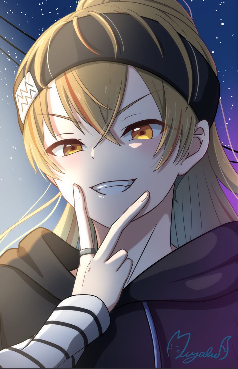 デジタル初描き、物怪瑠衣くん #ハンドレットノート #ハンドレFA