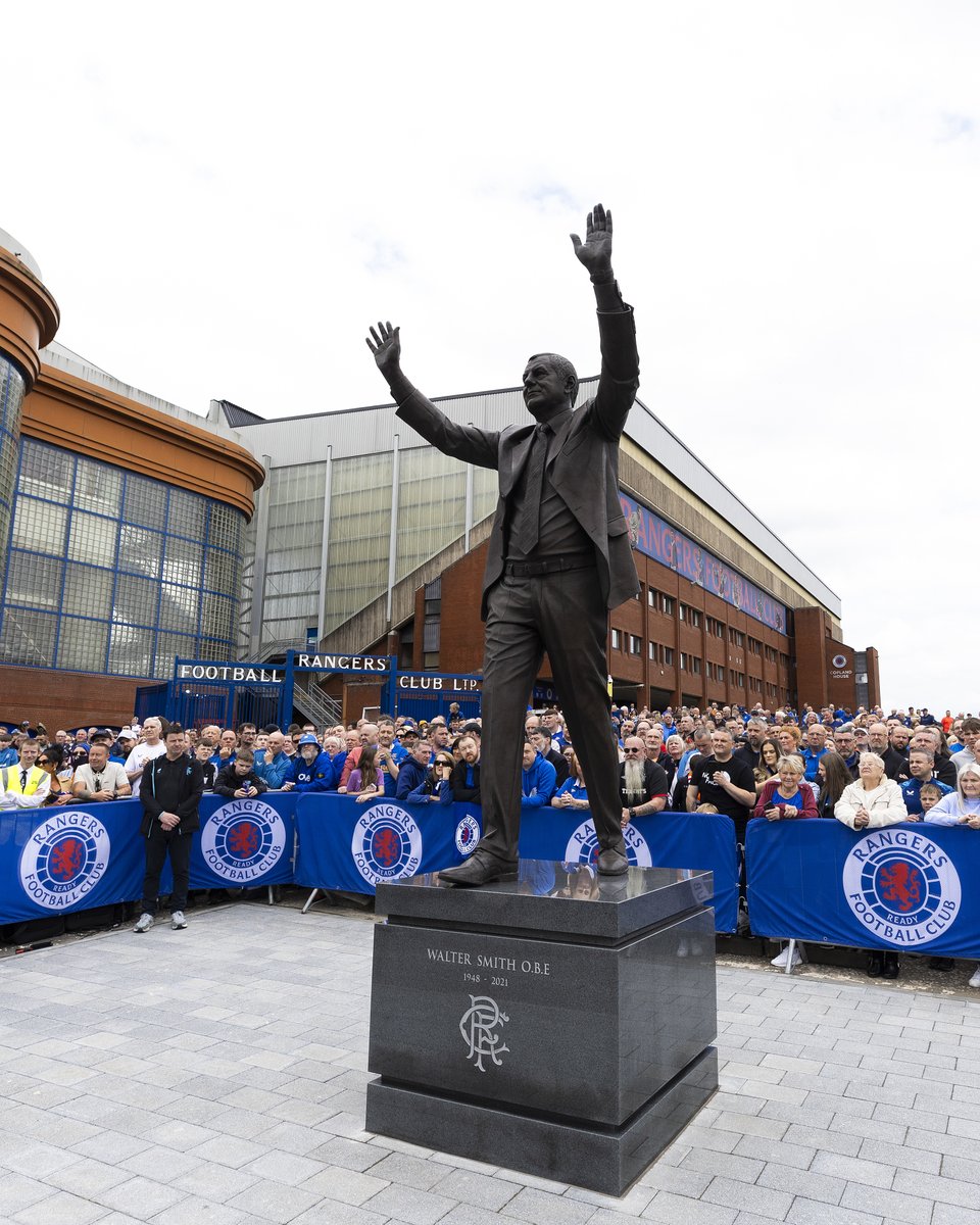 💙 Walter Smith.

Quite simply, nobody understood Rangers better, nobody had better leadership qualities, and nobody won more.