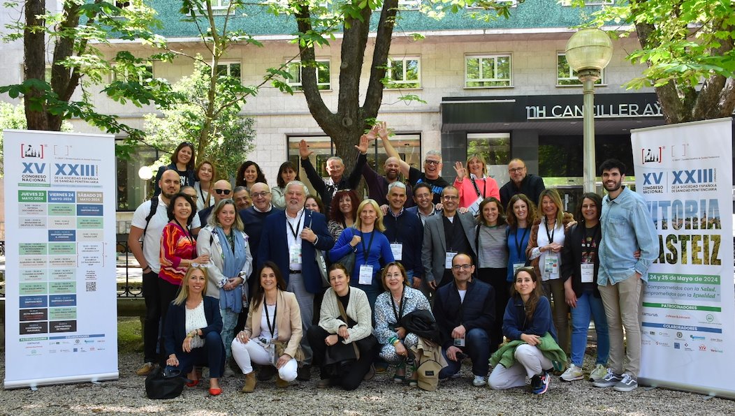 Sanidad_Peniten's tweet photo. #SESP2024 | Finaliza el XV Congreso Nacional de la Sociedad Española de Sanidad Penitenciaria

‼️Gracias a los Comités por su esfuerzo y trabajo para que este encuentro haya vuelto a reunir a los profesionales sanitarios de #prisiones ‼️

#SanidadPenitenciaria
#FotodeFamilia https://t.co/uCPae1l1Ps